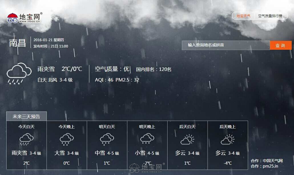 说了快一周南昌要下雪了,看天气预报下不下雪